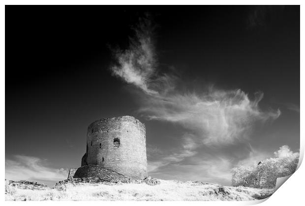 Dolbadarn Castle Print by Andy Critchfield