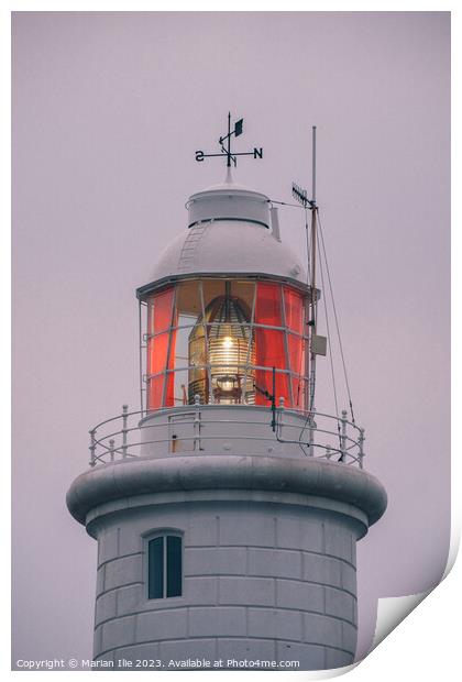 Corbiere Jersey Lighthouse  Print by Marian Ilie