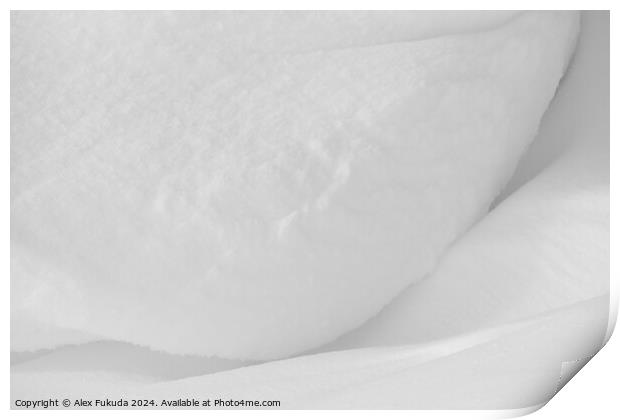 Snow Wave I Print by Alex Fukuda