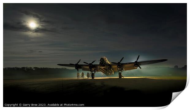 Avro Lancaster Bomber  'Just Jane' Print by Garry Bree