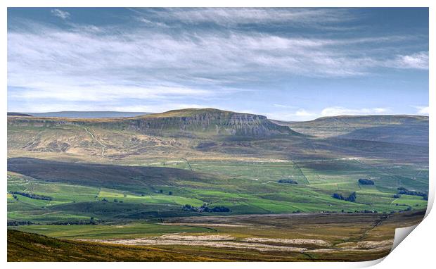  Penyghent a Yorkshire Dales Icon Print by Paul Grubb