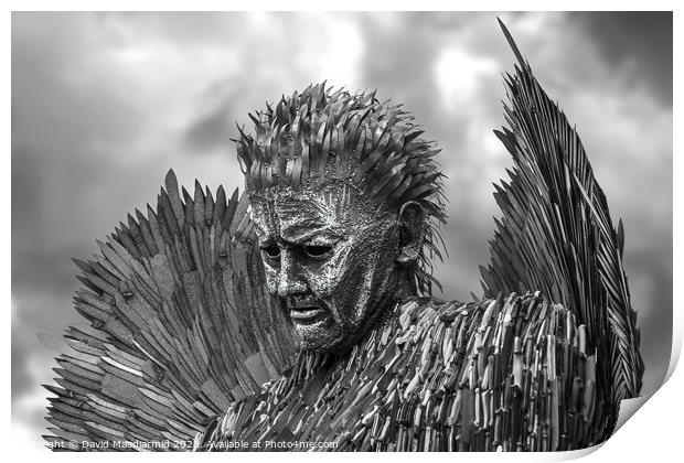 The Knife Angel - National Monument Against Violen Print by David Macdiarmid