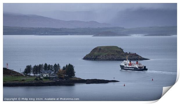 Oban Departure Print by Philip King