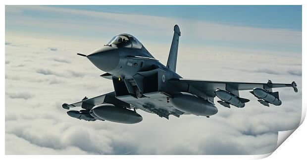 Eurofighter Typhoon Print by CC Designs