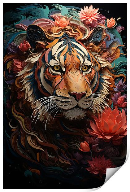 Tiger Lilly  Print by CC Designs