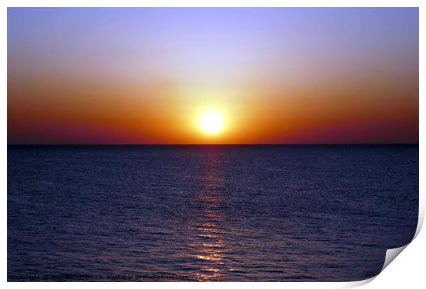 Aegean dawn near Kos 1 Print by Paul Boizot