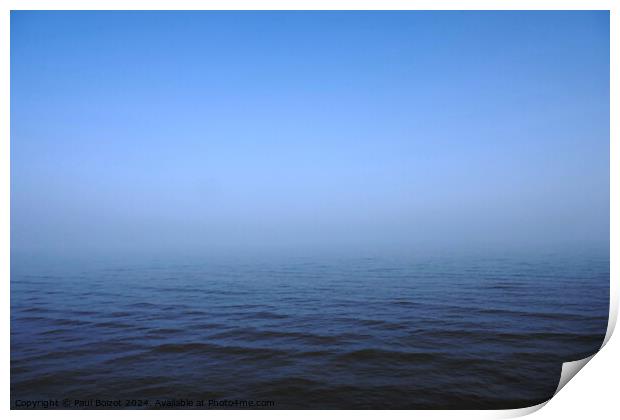 Sea meets sky, Bridlington Print by Paul Boizot