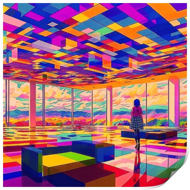 Room Of Wonder Print by Victor Nogueira