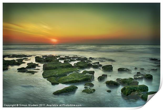 Criel Sur Mer Print by Simon Gladwin