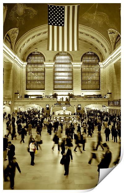 Grand Central Station, New York Print by Simon Gladwin