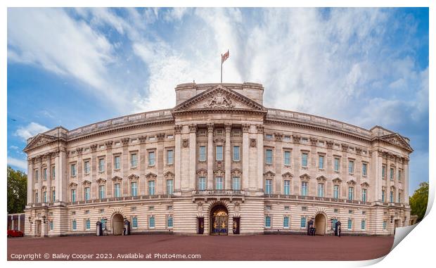 Buckingham Palace Print by Bailey Cooper