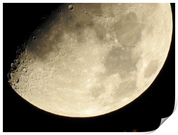 Moon Print by ANDREW BENHAM