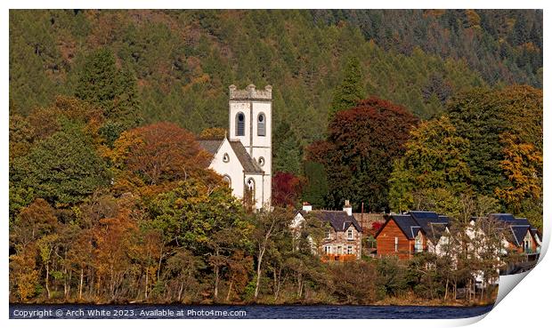 Kenmore Parish Church, Kenmore, Aberfeldy, Perthsh Print by Arch White