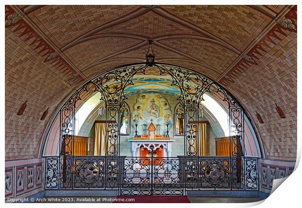 Italian Chapel, Orkney, Orkney Islands, Scotland, UK Print by Arch White
