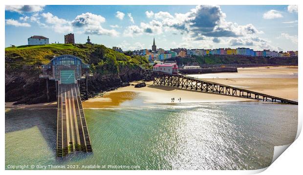 Tenby Print by Gary Thomas