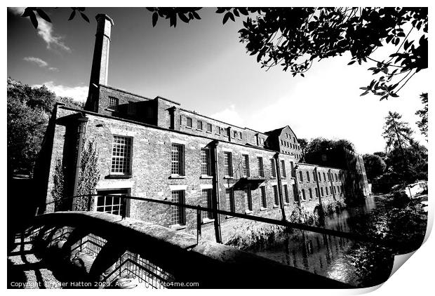 Quarry Bank Mill Print by Peter Hatton