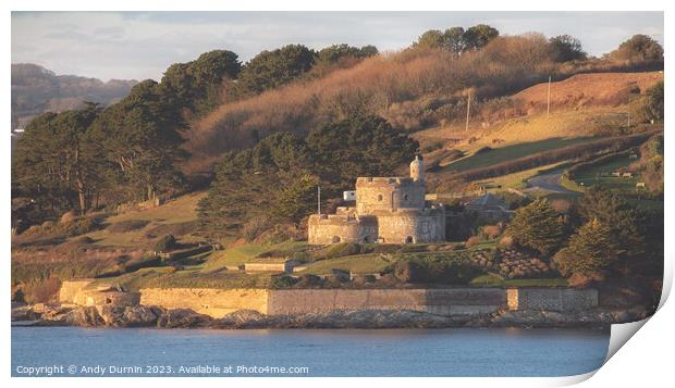 St Mawes Castle Print by Andy Durnin