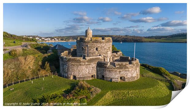 St Mawes Castle  Print by Andy Durnin