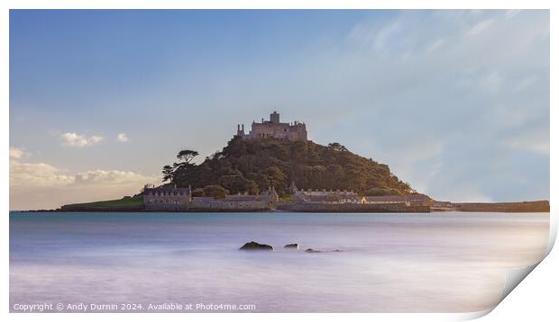 St Michael's Mount Print by Andy Durnin