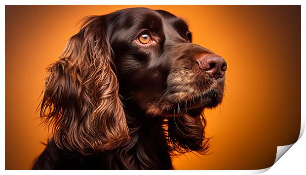 Cocker Spaniel Print by K9 Art