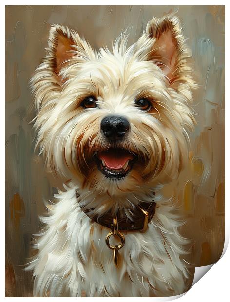 West Highland Terrier Print by K9 Art