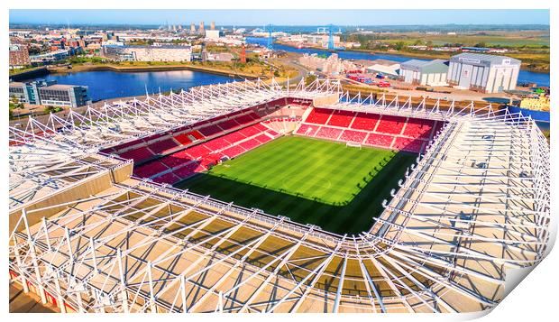 Middlesbrough FC Print by STADIA 