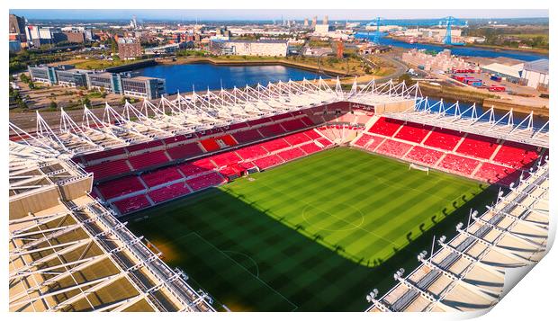 Middlesbrough FC Print by STADIA 