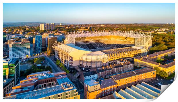 Newcastle United FC Print by STADIA 