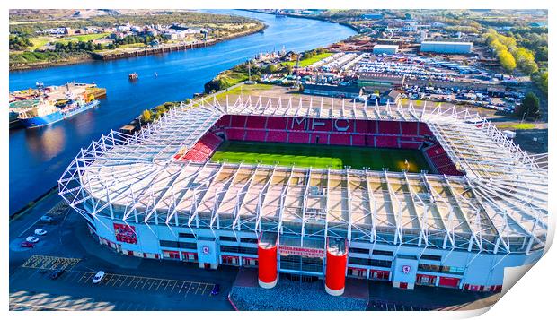 Middlesbrough FC Print by STADIA 