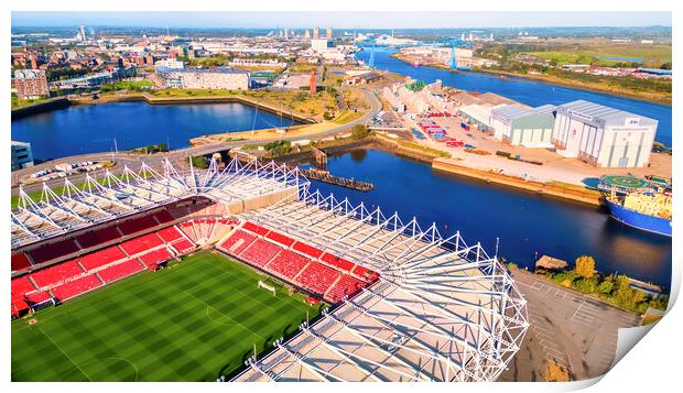 Middlesbrough FC Print by STADIA 