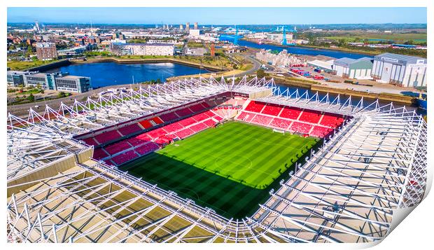 Middlesbrough FC Print by STADIA 