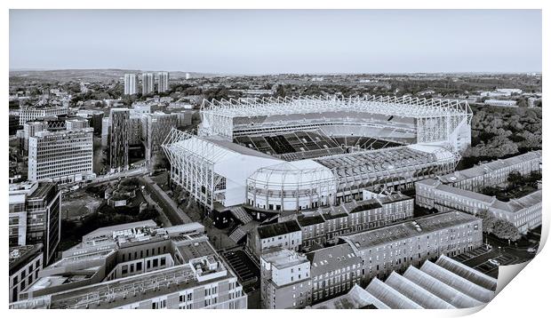 St James Park: Newcastle United FC Print by STADIA 