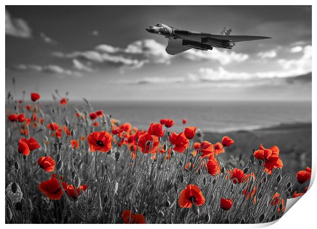 Vulcan Tribute Print by Airborne Images