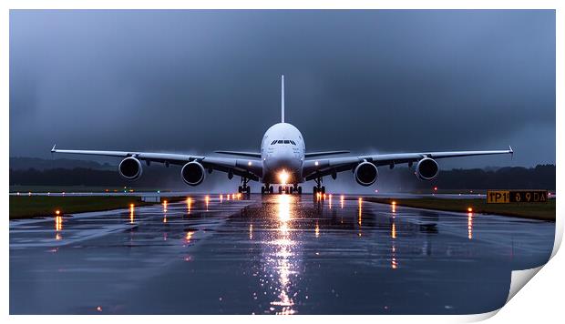 British Airways Airbus A380-800 Print by Airborne Images