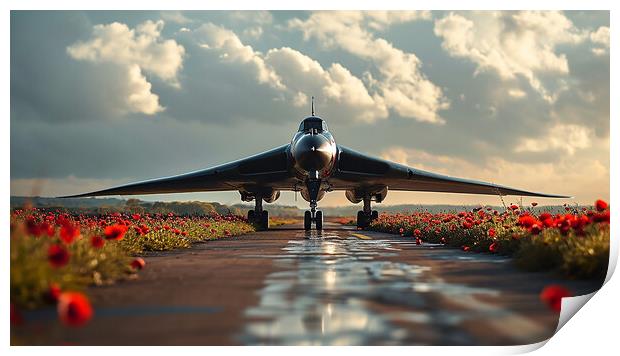 Avro Vulcan Bomber Remembers Print by Airborne Images