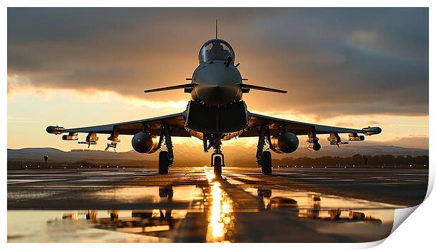 Eurofighter Typhoon Print by Airborne Images