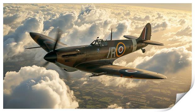Hawker Hurricane R4118 Print by Airborne Images
