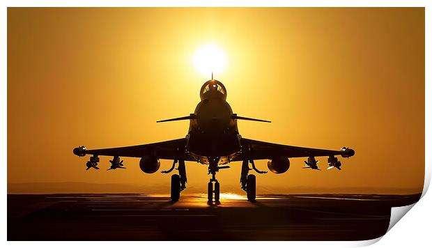 RAF Eurofighter Typhoon FGR4 Print by Airborne Images