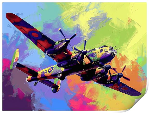 Lancaster Bomber Art Print by Airborne Images