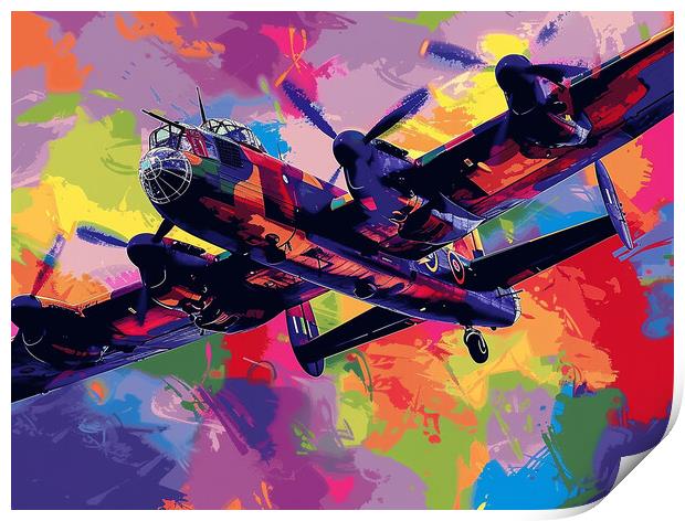 Lancaster Bomber Art Print by Airborne Images