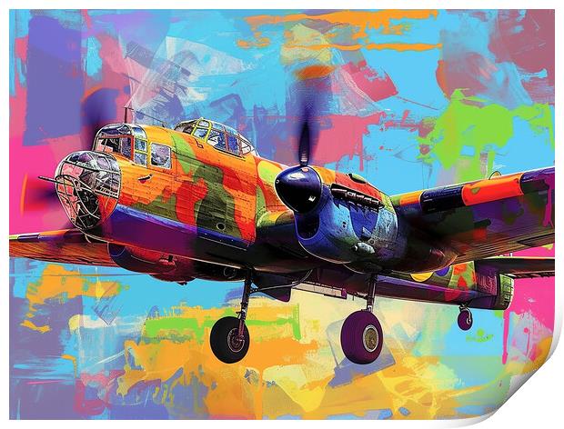 Lancaster Bomber Art Print by Airborne Images