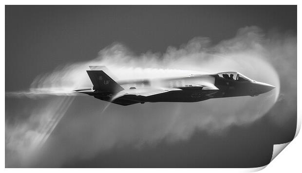 Lockheed Martin F35B Lightning II Print by Airborne Images