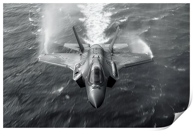 USAF F-35A Lightning II Print by Airborne Images