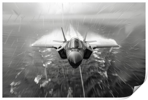 USAF F-35A Lightning II Print by Airborne Images