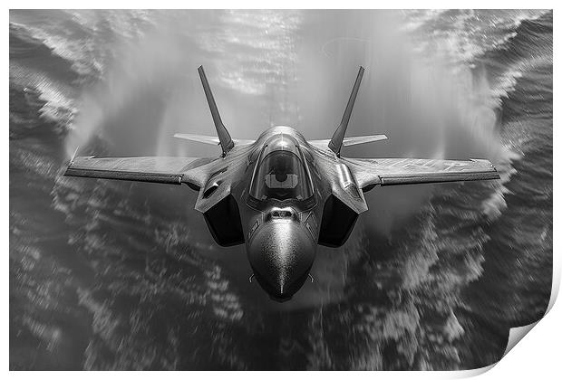 USAF F-35A Lightning II Print by Airborne Images