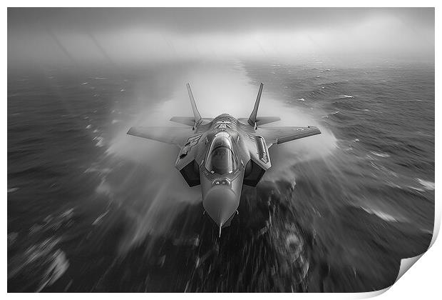 USAF F-35A Lightning II Print by Airborne Images