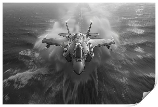 USAF F-35A Lightning II Print by Airborne Images