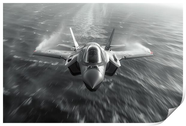 USAF F-35A Lightning II Print by Airborne Images