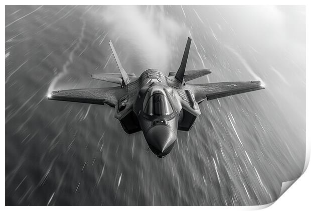 USAF F-35A Lightning II Print by Airborne Images