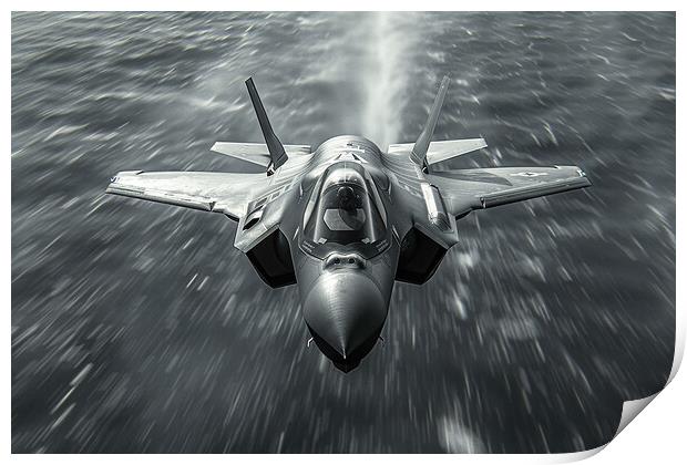 USAF F-35A Lightning II Print by Airborne Images